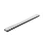 Greep 84x18x10mm mat metallic aluminium, hartmaten 64mm