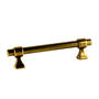 Greep 10x128x160mm antiek brons