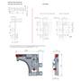 Kastophanger LIBRA H6 links, twee pennen 15mm