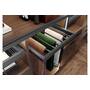 Broekenrek antraciet, breedte 760-818mm, diepte 500mm