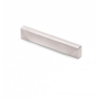 Greep CUBIC mat chroom 85x11mm, hartmaat 64mm