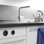PIX inbouw USB, met zwarte en witte buitenring