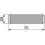 Houten duvels 8x30mm beukenhout