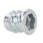 Rampabus staal met rand M8/10 x 15mm verzinkt VE=2000 stuks