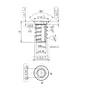 Rampabus staal met rand M8/10 x 15mm verzinkt VE=2000 stuks