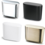 Knop MINI 817 mat aluminium 34x14mm, hoogte 28mm