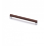 Greep SYMBIOSIS essenhout wenge gelakt 144x12x29mm