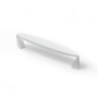 Greep ELBOW mat wit 144x20x30mm hartmaat 128mm