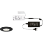2x Pixel 24V mat zwart + MC-Easy basisontvanger + Driver 24W
