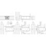 Cabineo afdekkappen, 100 stuks, ral 9005, gitzwart