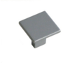 Knop 28x28mm zwart gelakt, hoogte 25mm