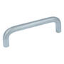 Greep 8x160mm recht mat chroom, totale lengte 168mm