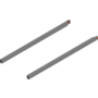 Reling L+R voor Merivobox, 500mm indiumgrijs