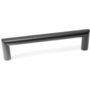 Greep NORMA 12x140mm RVS zwart gelakt hartmaat 128mm