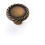 Knop ROPE geolied brons 34mm