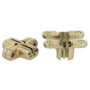 Vici scharnier 44x13mm geel verzinkt