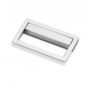 Greep UP nikkel gesatineerd hartmaat 64mm breedte 90mm 50x10