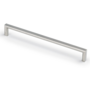 Greep BASIC geb. nikkel 264x8x28mm, hartmaat 256mm