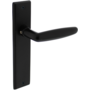 Deurkruk Sophie met schild 181x41x7mm blind mat zwart