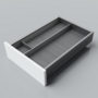 Bestekindeling houtdecorvoor LEGRABOXC300-350, D 55cm, s