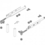 Spacestep 460mm oriongrijs mat