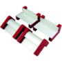 Geprofileerde alu-spanhoeken - 12 cm - 4 stuks