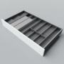 Bestekindeling houtdecorvoor LEGRABOXC900-1000, D 50cm,