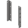 Rugwandhouder Merivobox E- hoogte, L+R, indium grijs