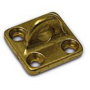 Oog voor Kajuithaak / 50, 75 en 100 mm / messing gepolijst