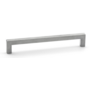 Greep 14x14mm hoh 128mm RVS geb. HOL totale lengte 142mm
