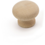 Knop WOOD 906 beuken ongelakt 30mm met M4 busje
