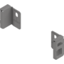 Rugwandhouder Merivobox N- hoogte, L+R, indium grijs