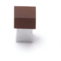 Knop SYMBIOSIS essenhout wenge gelakt met voet 21x21