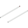 Reling L+R voor Merivobox, 500mm zijdewit