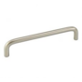 Greep 8x64mm recht mat nikkel, totale lengte 72mm