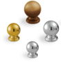 Knop METAL 835 mat chroom 28mm