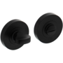 Rozet met toilet-/badkamersluiting 52x10mm zwart