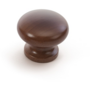 Knop WOOD 906 beuken met walnoot lak 30mm