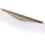 Greep LIPS antiek messing 320x45mm, hartmaat 224mm