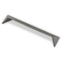Greep POST grafiet 149x31x20mm, hartmaat 128mm