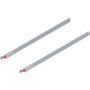 Antaro relingset, grijs, voor ladediepte 650mm