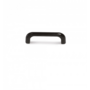 Greep METAL 755 glans zwart 108x10mm wit, hartmaat 96mm