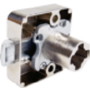 Oplegslot P2 vernikkeld rechts penmaat 25mm schuine schoot