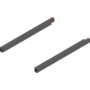 Reling L+R voor Merivobox, 300mm oriongrijs