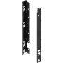 Achterwandhouderset Legrabox, F- hoogte. Carbon zwart
