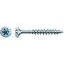 Spax schroef Torx 4,5x80 PK verzinkt deeldraad VE= 200 st