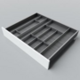 Bestekindeling houtdecorvoor LEGRABOXC700-950, D 65cm, s