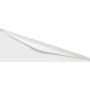 Greep LIPS mat wit 320x45mm, hartmaat 224mm