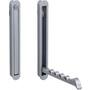 Jashaak uitklapbaar mat chroom, infrees 140x16mm/128mm