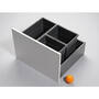 Afvalsortering v. Legrabox, grijs, 2 emmers 14L + 1 emmer